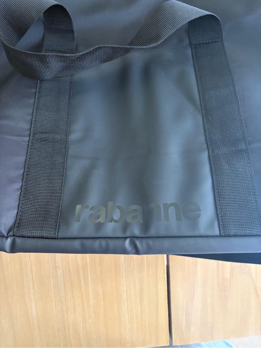 Paco Rabanne Black Duffel Tote - Subtle Logo